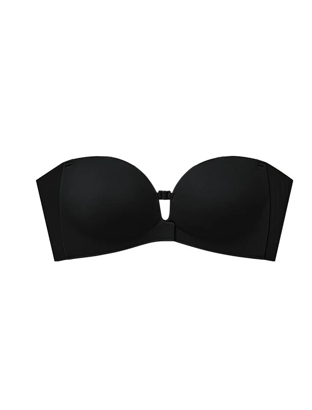 Voserra Strapless Bra - Black (plain product photo)