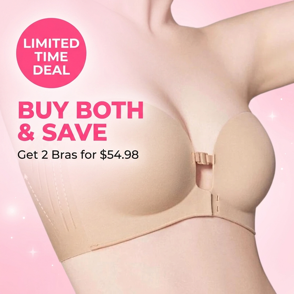 Voserra Strapless Bra Limited Time Deal - Buy Both & Save $54.98