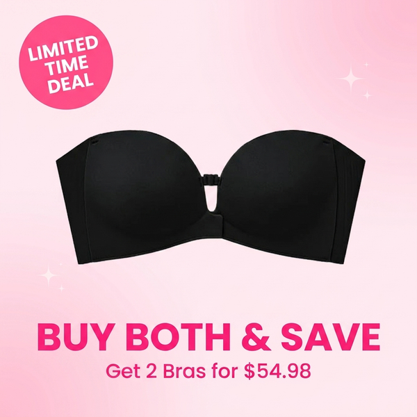 Voserra Strapless Bra - Black